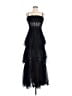 Betsy & Adam 100% Polyester Black Cocktail Dress Size 8 - photo 1