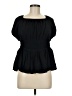 Torrid Black Short Sleeve Blouse Size Med Plus (00) - photo 1