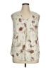 Daniel Rainn Ivory Sleeveless Blouse Size 1X - photo 1