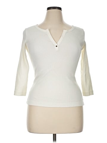 Chico's 3/4 Sleeve T-Shirt (view 1)