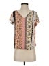 Renee C. Tan Short Sleeve Blouse Size S - photo 1