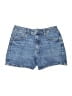 H&M Blue Denim Shorts Size 8 - photo 1