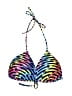 Op Animal Print Blue Swimsuit Top Size XL - photo 1