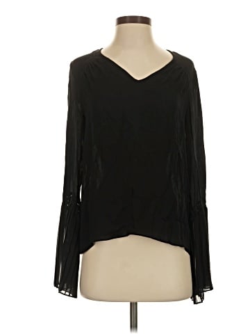 Ramy Brook Long Sleeve Silk Top (view 1)