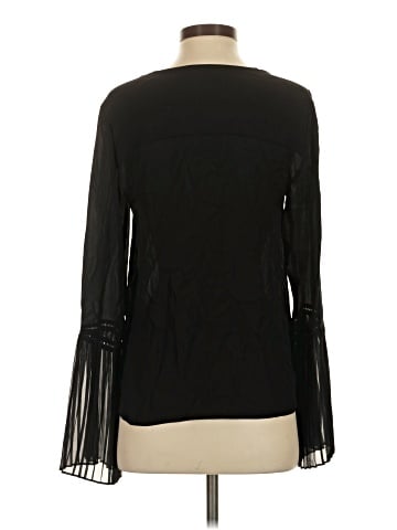 Ramy Brook Long Sleeve Silk Top (view 2)