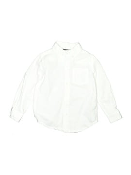 Janie And Jack Long Sleeve Button Down Shirt