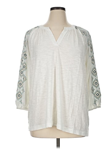 Purejill 3/4 Sleeve Blouse (view 1)