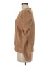 Express 100% Polyester Metallic Tan Pullover Sweater Size M - photo 5