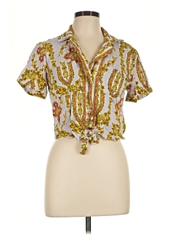 By Anthropologie Short Sleeve Blouse (view 1)