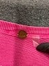 FP One 100% Cotton Pink Pullover Sweater Size S - photo 7
