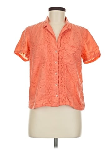 Maeve by Anthropologie Short Sleeve Blouse (view 1)