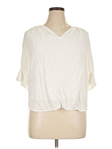 Ann Taylor LOFT Short Sleeve Blouse (view 1)