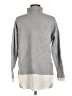 Adrienne Vittadini Houndstooth Gray Turtleneck Sweater Size M - photo 2