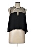 Pleione Black Sleeveless Blouse Size L - photo 1