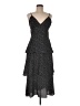 Aqua Polka Dots Black Cocktail Dress Size M - photo 1