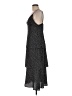 Aqua Polka Dots Black Cocktail Dress Size M - photo 5