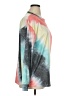 Shein Tie-dye Orange Long Sleeve Top Size XL - photo 4