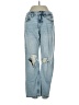 Aeropostale 100% Cotton Hearts Blue Jeans Size 000 Short - photo 1