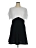 CeCe 100% Polyester Color Block Black Casual Dress Size 14 - photo 1