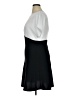 CeCe 100% Polyester Color Block Black Casual Dress Size 14 - photo 5