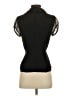 Etcetera 100% Silk Black Short Sleeve Silk Top Size 0 - photo 2