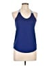 Nike 100% Polyester Blue Tank Top Size L (estimated) - photo 1