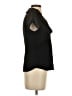 Etcetera 100% Silk Black Short Sleeve Silk Top Size 0 - photo 4