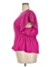 Nine West 100% Polyester Pink Short Sleeve Top Size XXL - photo 5