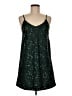 Shein 100% Polyester Stars Green Cocktail Dress Size M - photo 1