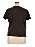 Basic Editions 100% Cotton Brown Short Sleeve Top Size XL - photo 2