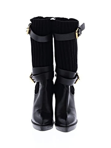 Gucci Knitted Wool Lifford Platform Boots (view 2)