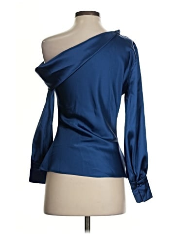 Aqua 3/4 Sleeve Blouse (view 2)