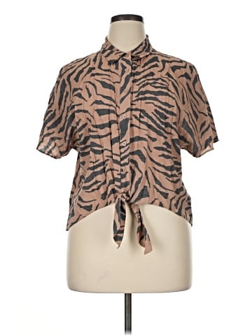 Nine West Short Sleeve Blouse (view 1)