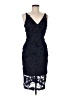 Xscape Floral Blue Cocktail Dress Size 8 - photo 1