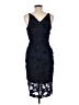 Xscape Floral Blue Cocktail Dress Size 8 - photo 2