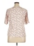 Luxology Pink Short Sleeve Blouse Size XL - photo 2