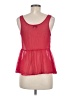 Olsenboye Red Sleeveless Blouse Size M - photo 2