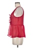 Olsenboye Red Sleeveless Blouse Size M - photo 5