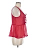Olsenboye Red Sleeveless Blouse Size M - photo 4