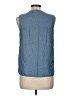 Fig 100% Lyocell Blue Sleeveless Blouse Size M - photo 2