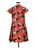 ASOS 100% Polyester Tropical Red Casual Dress Size 14 - photo 2