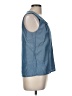 Fig 100% Lyocell Blue Sleeveless Blouse Size M - photo 4