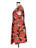 ASOS 100% Polyester Tropical Red Casual Dress Size 14 - photo 5