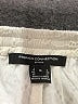 French Connection 100% Cotton Chevron-herringbone Ivory Shorts Size M - photo 3