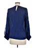 Kenneth Cole New York 100% Polyester Blue Long Sleeve Blouse Size 6 (petite) - photo 2
