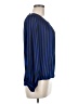 Kenneth Cole New York 100% Polyester Blue Long Sleeve Blouse Size 6 (petite) - photo 4