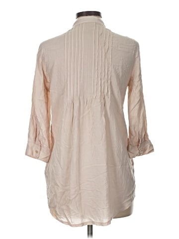 Love Stitch 3/4 Sleeve Button-Down Shirt (view 2)