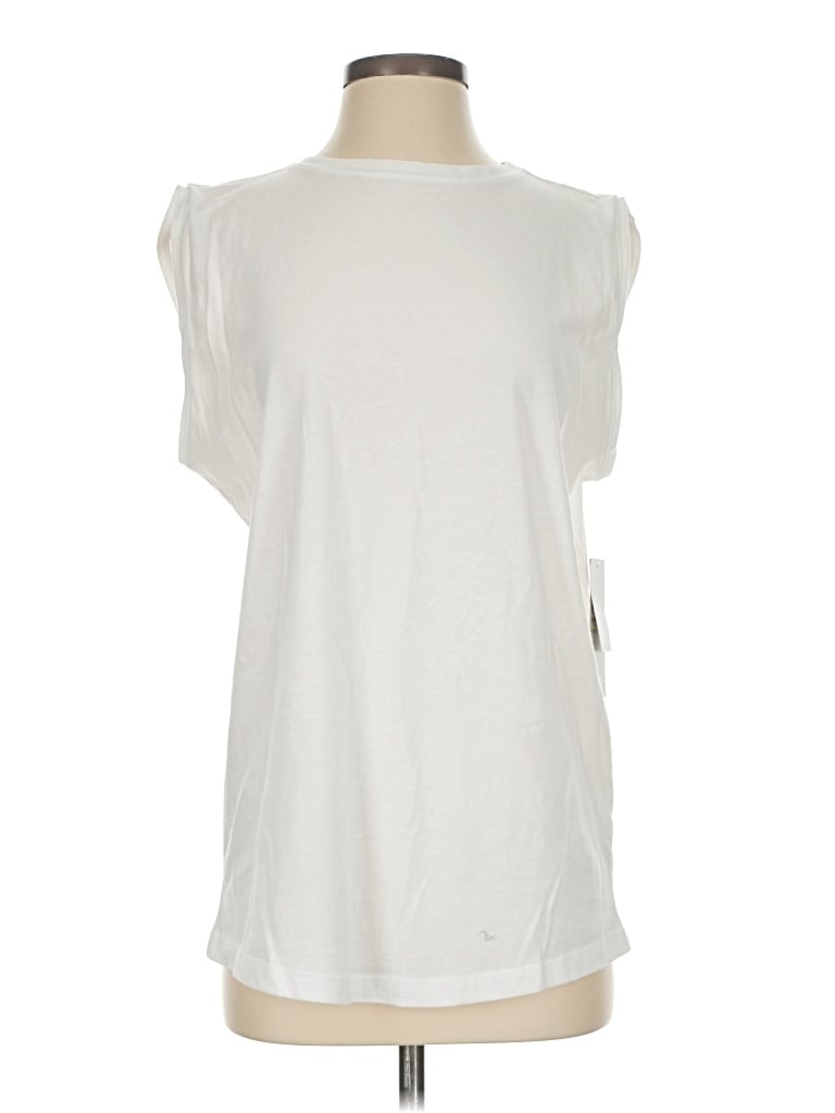 Z By Zella Sleeveless T-shirt In Ivory