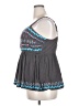 Torrid 100% Rayon Gray Sleeveless Blouse Size 3X Plus (3) - photo 5
