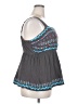 Torrid 100% Rayon Gray Sleeveless Blouse Size 3X Plus (3) - photo 4